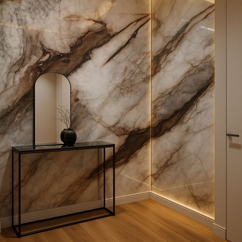 Rola panou autoadeziv, Naimeed D7393, design modern, 2.5mm grosime, 120x280cm, Maro Rola panou autoadeziv, Naimeed D7393, design modern, 2.5mm grosime, 120x280cm, Maro