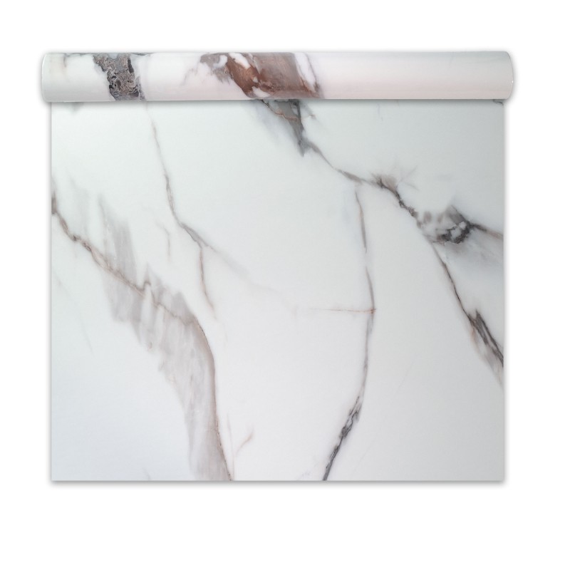 Rola panou autoadeziv, Naimeed D7395, design modern, 2.5mm grosime, 120x280cm, Alb