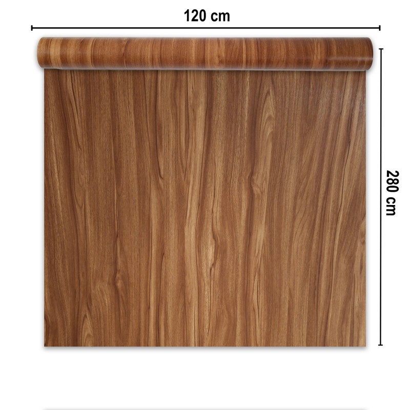 Rola panou autoadeziv, Naimeed D7411, design modern, 2.5mm grosime, 120x280cm, Maro Rola panou autoadeziv, Naimeed D7411, design modern, 2.5mm grosime, 120x280cm, Maro
