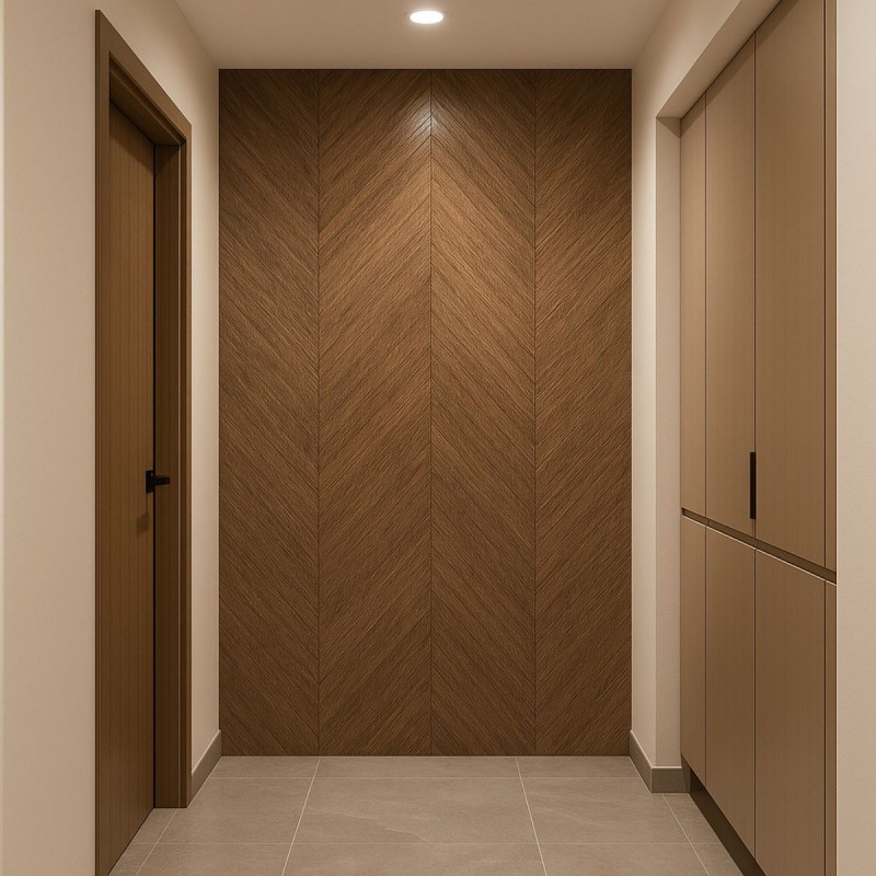 Rola panou autoadeziv, Naimeed D7412, design modern, 2.5mm grosime, 120x280cm, Maro Rola panou autoadeziv, Naimeed D7412, design modern, 2.5mm grosime, 120x280cm, Maro