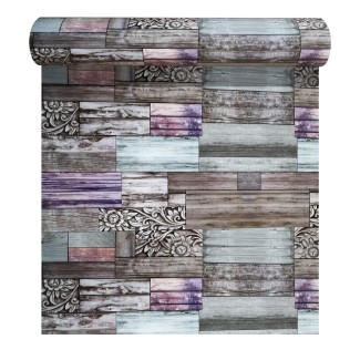 Rola panou autoadeziv, Naimeed D5685, design modern, 2mm grosime, 60x300cm, Multicolor Rola panou autoadeziv, Naimeed D5685, design modern, 2mm grosime, 60x300cm, Multicolor