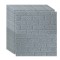 Set 10 x Tapet 3D autoadeziv, Naimeed D3314, model Caramida, 70 x 77 cm, Gri