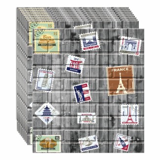 Set 10 x Tapet 3D autoadeziv, design modern, usor de curatat, 70x77 cm, Naimeed D3561