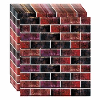 Set 10 x Tapet 3D autoadeziv, design modern, usor de curatat, 70x77 cm, Naimeed D3575