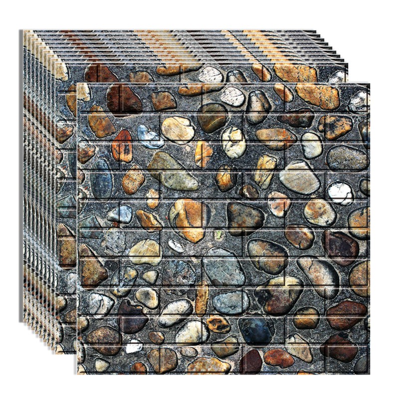 Set 10 x Tapet 3D autoadeziv, design modern, usor de curatat, 70x77cm, Naimeed D3580 Set 10 x Tapet 3D autoadeziv, design modern, usor de curatat, 70x77cm, Naimeed D3580