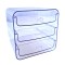 Organizator cosmetice, transparent, Naimeed D5275, 21x18x18cm, Transparent