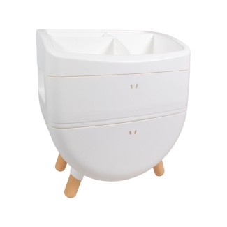 Organizator cosmetice, Naimeed D5321, 22x25x30cm, Alb Organizator cosmetice, Naimeed D5321, 22x25x30cm, Alb