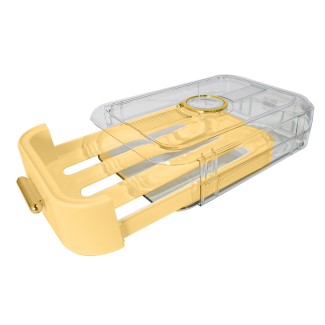 Cutie cu sertar pentru depozitare oua, Naimeed D5309, Galben, 23x34x9cm Cutie cu sertar pentru depozitare oua, Naimeed D5309, Galben, 23x34x9cm