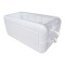Organizator cu sertare speciale pentru depozitarea oualelor, Naimeed D5310,18x34x14cm, Alb
