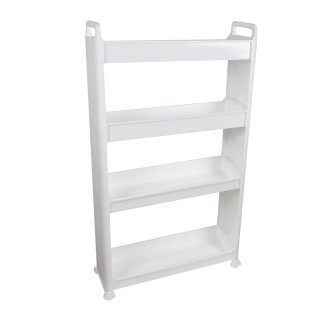 Raft multifunctional, 4 niveluri, Naimeed D5280, Alb, 56x18x93cm Raft multifunctional, 4 niveluri, Naimeed D5280, Alb, 56x18x93cm