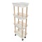 Raft multifunctional, 4 niveluri, Naimeed D5287, Alb, 45x28x107cm