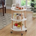 Raft multifunctional, 3 niveluri, Naimeed D5290, Alb, 47x47x90cm Raft multifunctional, 3 niveluri, Naimeed D5290, Alb, 47x47x90cm