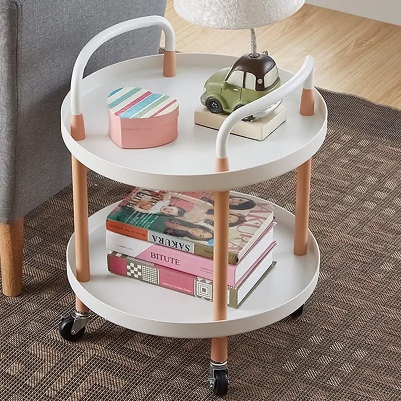 Raft multifunctional, 3 niveluri, Naimeed D5290, Alb, 47x47x90cm Raft multifunctional, 3 niveluri, Naimeed D5290, Alb, 47x47x90cm