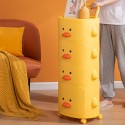 Raft multifunctional, 4 niveluri, model ratusca, Naimeed D5312, Galben, 38x30x100cm Raft multifunctional, 4 niveluri, model ratusca, Naimeed D5312, Galben, 38x30x100cm
