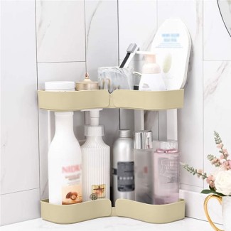 Raft multifunctional, 2 niveluri, Naimeed D5368, Crem, 25x25x32cm Raft multifunctional, 2 niveluri, Naimeed D5368, Crem, 25x25x32cm