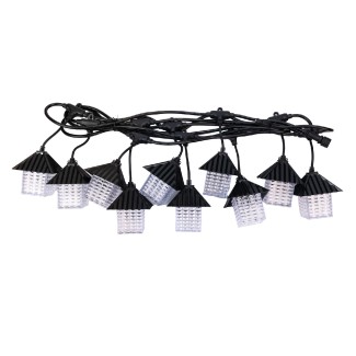 Ghirlanda luminoasa, decorativa, interconectabila, Naimeed D6076, 5m, 10 Becuri LED, Multicolor