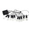 Ghirlanda luminoasa, solara, decorativa, interconectabila, Naimeed D6078, 5m, 10 Becuri LED, Lumina Alb Rece