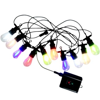 Ghirlanda luminoasa, solara, decorativa, interconectabila, Naimeed D6079, 5m, 10 Becuri LED, Lumina Multicolor