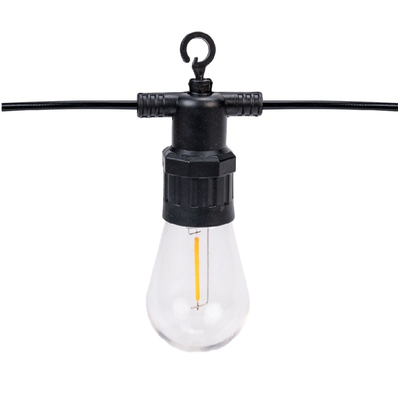 Ghirlanda luminoasa, decorativa, interconectabila, Naimeed D6080, 5m, 10 Becuri LED, Lumina Alb Cald