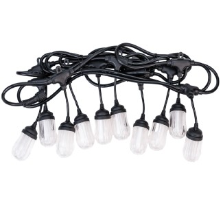 Ghirlanda luminoasa, solara, decorativa, interconectabila, Naimeed D6084, 5m, 10 Becuri LED, Lumina Multicolor