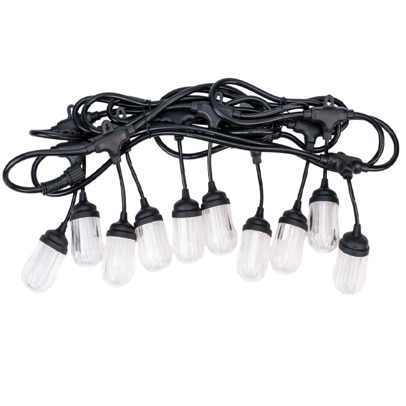 Ghirlanda luminoasa, decorativa, interconectabila, Naimeed D6085, 5m, 10 Becuri LED, Lumina Alb Cald