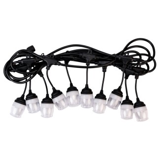 Ghirlanda luminoasa, decorativa, interconectabila, Naimeed D6093, 5m, 10 Becuri LED, Lumina Alb Cald