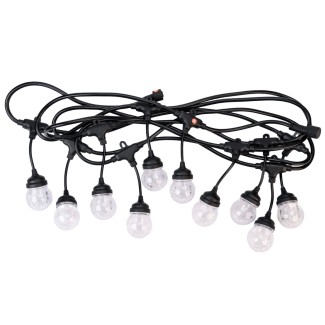 Ghirlanda luminoasa, solara, decorativa, interconectabila, Naimeed D6100, 5m, 10 Becuri LED, Lumina Multicolor