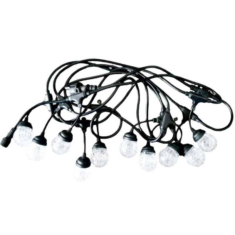 Ghirlanda luminoasa, decorativa, interconectabila, Naimeed D6102, 5m, 10 Becuri LED, Lumina Multicolor
