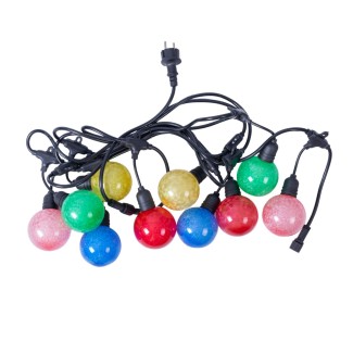 Ghirlanda luminoasa, decorativa, interconectabila, Naimeed D6108, 5m, 10 Becuri LED, Lumina Multicolor