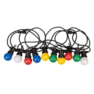 Ghirlanda luminoasa, decorativa, interconectabila, Naimeed D6110, 5m, 10 Becuri LED, Lumina Multicolor