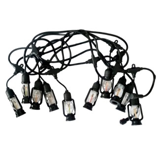 Ghirlanda luminoasa, solara, decorativa, interconectabila, Naimeed D6112, 5m, 10 Becuri LED, Lumina Multicolor