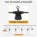 Ghirlanda luminoasa, decorativa, interconectabila, Naimeed D6118, 5m, 10 Becuri LED, Lumina Alb Rece Ghirlanda luminoasa, decorativa, interconectabila, Naimeed D6118, 5m, 10 Becuri LED, Lumina Alb Rece