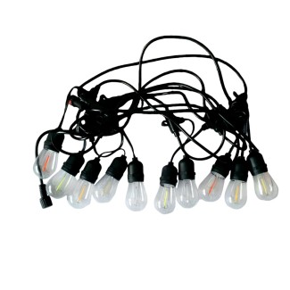 Ghirlanda luminoasa, solara, decorativa, interconectabila, Naimeed D6125, 5m, 10 Becuri LED, Lumina Multicolor