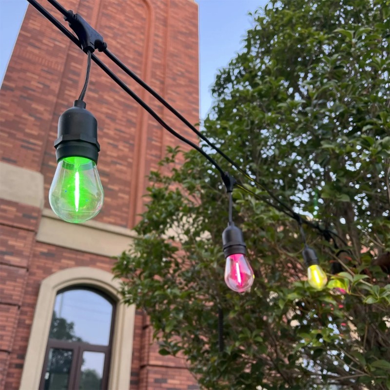 Ghirlanda luminoasa, decorativa, interconectabila, Naimeed D6128, 5m, 10 Becuri LED, Lumina Multicolor