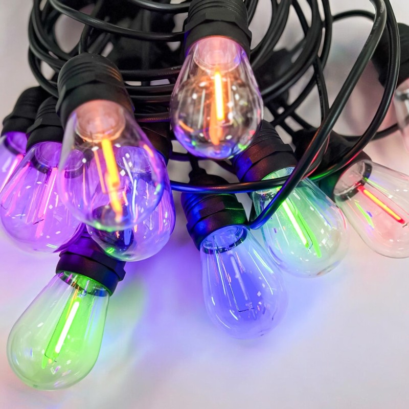 Ghirlanda luminoasa, decorativa, interconectabila, Naimeed D6128, 5m, 10 Becuri LED, Lumina Multicolor