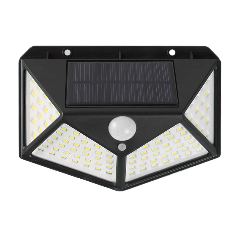 Lampa solara, cu senzor de miscare, lumina LED,  acumulator, Naimeed D4315, 208 LED-uri