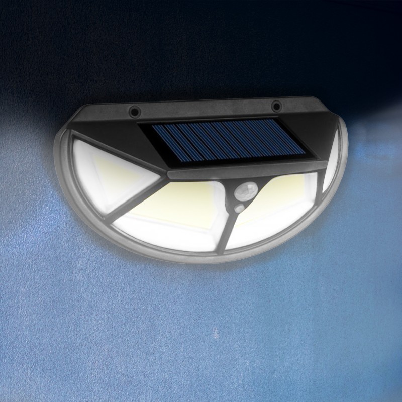 Lampa solara, cu senzor de miscare, lumina LED,  acumulator, Naimeed D4316, COB 122 LED-uri