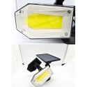 Lampa solara, cu senzor de miscare, lumina LED,  acumulator, Naimeed D4318, COB 130 LED-uri