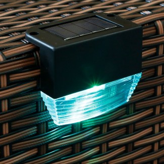 Lampa solara, lumina LED, iluminare ambientala sau multicolora, acumulator, Naimeed D4349, set 2 bucati