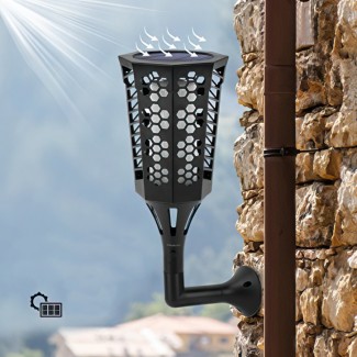 Lampa solara, efect de flacara, lumina LED, acumulator, Naimeed D4363, 96 LED-uri