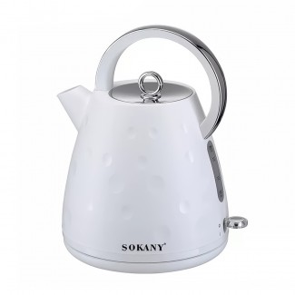 Fierbator apa, Sokany SK-1033, 2200W, capacitate 1.7L, control temperatura, indicator luminos,  Alb Fierbator apa, Sokany SK-1033, 2200W, capacitate 1.7L, control temperatura, indicator luminos,  Alb