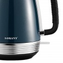 Fierbator apa, Sokany SK-1035, 2000W, capacitate 1.7L, control temperatura, indicator luminos, Blue