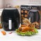 Friteuza fara ulei Sokany SK-8012, 1800W, 7.7L, Control Digital, Negru