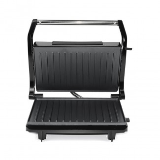 Gratar electric Sokany SK-220, 1200 W, placi anti-aderente, Negru