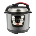 Oala sub presiune electrica, Sokany SK-2401, 1000W, 6L, functionalitate de multicooker, pastrare la cald, Inox Oala sub presiune electrica, Sokany SK-2401, 1000W, 6L, functionalitate de multicooker, pastrare la cald, Inox