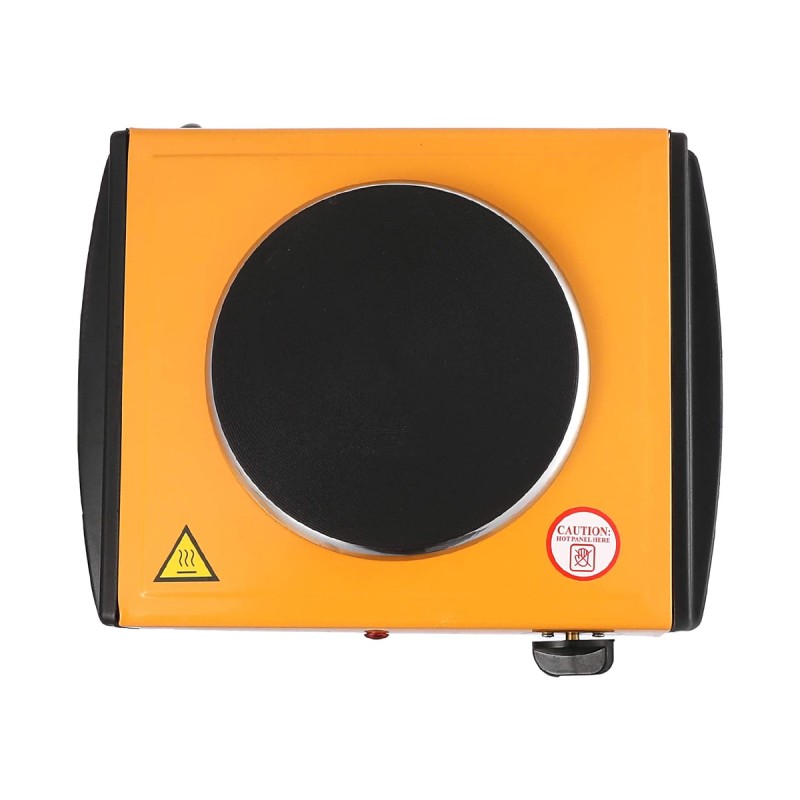 Plita electrica, Sokany SK-100A, 1000W, indicator luminos, protectie termostatica, portocaliu
