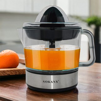 Storcator citrice Sokany JE-623D, 45W, 0.7L, 2 conuri, Negru/Inox Storcator citrice Sokany JE-623D, 45W, 0.7L, 2 conuri, Negru/Inox