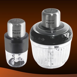 Tocator electric 2 in 1, Sokany SK-YM-7032, 4 lame din otel inoxidabil de inalta calitate, motor puternic 800 W, 3L, recipient din Sticla, Negru Tocator electric 2 in 1, Sokany SK-YM-7032, 4 lame din otel inoxidabil de inalta calitate, motor puternic 800 W, 3L, recipient din Sticla, Negru
