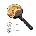 Plita pentru clatite Sokany SK-5208, 650W, Placa antiaderenta, Indicator luminos, Negru