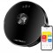Aspirator Robot cu spalare, Inteligent Liectroux XR500(D6818), cu navigatie gyro, ghid vocal, autonomie 130 de minute, rezervor de apă de 350ml, coș de praf de 600ml, 96x330x330mm,  Negru
